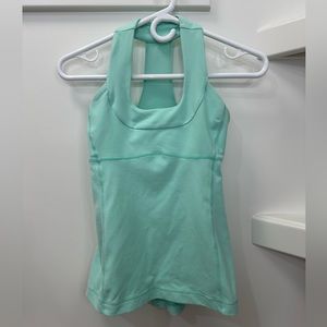 Lululemon mint green scoop neck tank top